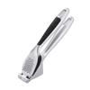 Zinc Alloy Creative Manual Garlic Press - Ergonomic Handle Garlic Mincer Peeler Non-Slip Easy Clean Home Kitchen Tool