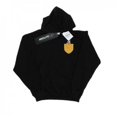 Herren Daisy Duck Falsche Tasche Hoodie