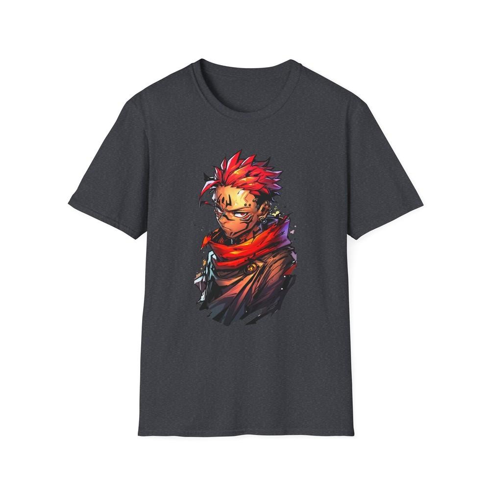Anime Soft TShirt Jjk Sukuna Art Work 2 Unisex Jl Anime Front Printed Tee