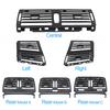 LHD RHD Front Central Left Right Rear Air Conditioning AC Vent Grille Outlet Cover For BMW X5 X6 E70 E71 E72 2007-2013