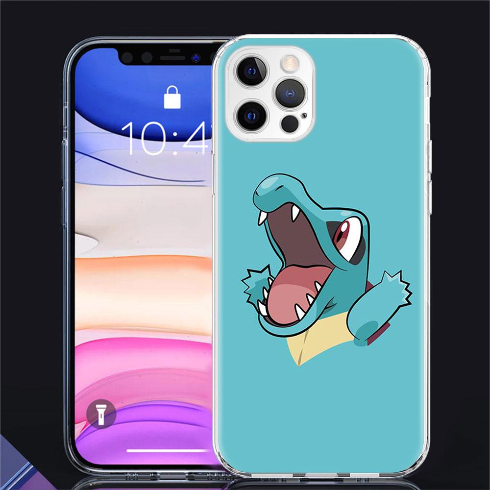 

Прозрачный чехол для Apple iPhone 11 14 13 Pro 12 7 8 Plus SE 2022 XR X XS Max 6 6S 14Pro Силиконовый чехол для телефона Покемон Милый мультяшный iPhone 14 Plus