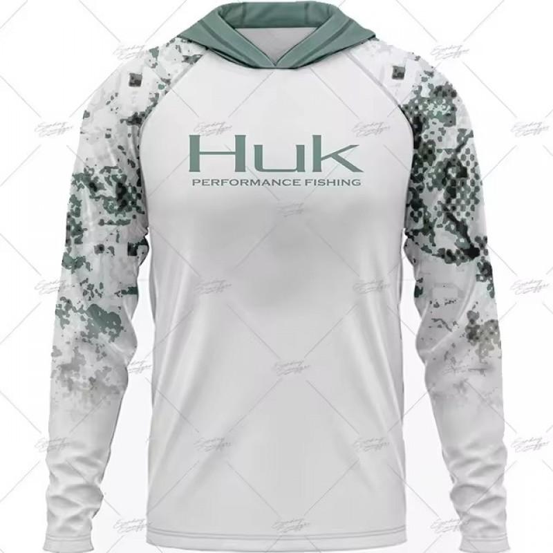 Quick-Dry Fishing Shirt With Hood UV Protection Mosquito Repellent Long Sleeve Outdoor Angling Wear Men Women