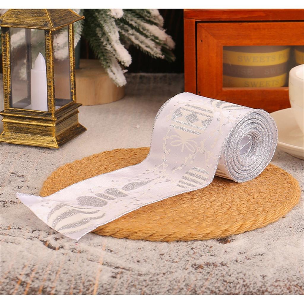 Vánoční dekorace Mřížková stuha Vánoční dekorace dárek novoroční dekorace