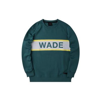 Li-Ning Way Of Wade Dzianinowa Bluza Pulower z Nadrukiem Liter Męska Top Zielona AWDQ555-2