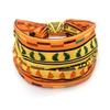 European American Women's Cloth Hair Band African Print Pattern Wide Edge Elastic Knot Sports Yoga Headband