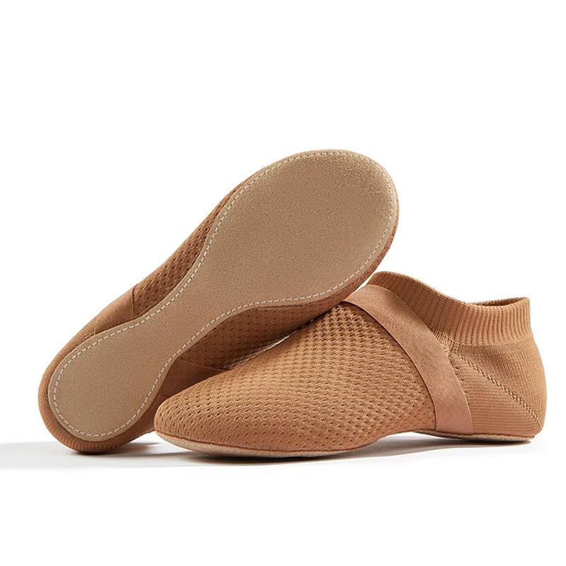 Ballerinas Tanzschuhe für Damen Weiche Sohle Lehrer Unterricht Übungsschuh Jazz Erwachsene Indoor Latein Übungsschuhe