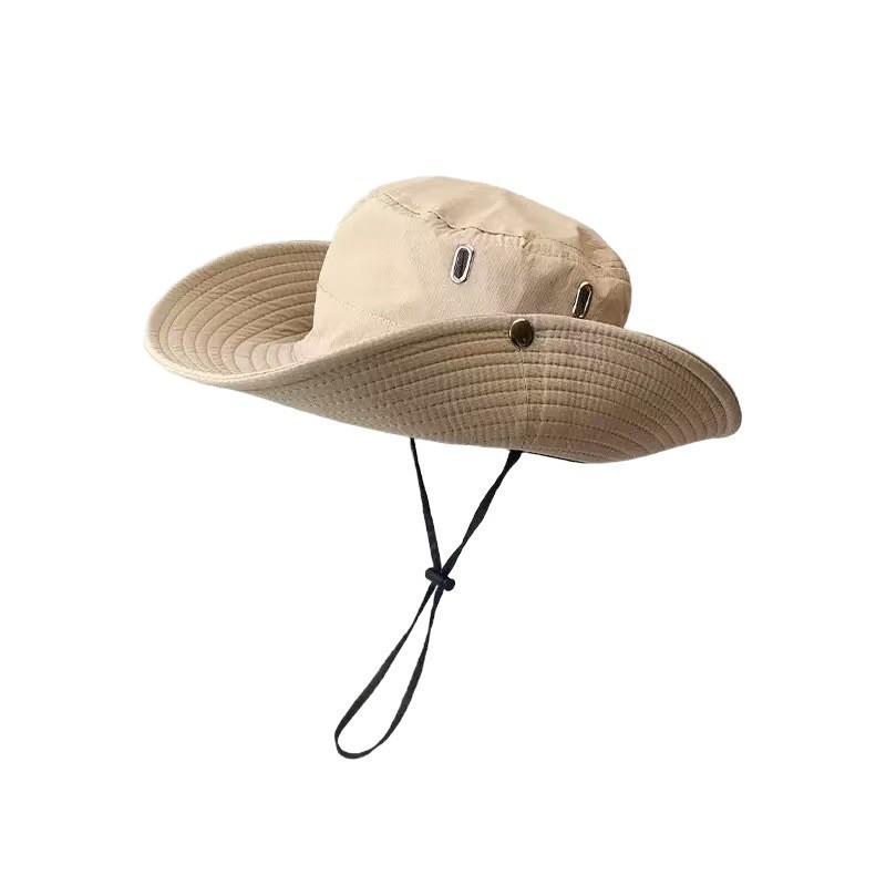 Sunscreen hat men's summer sun hat outdoor climbing sun new breathable bucket hat fishing hat women