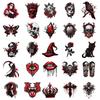 50 Devil Stickers Halloween Materials Punk Style Decoration Skateboard Horror Graffiti Stickers