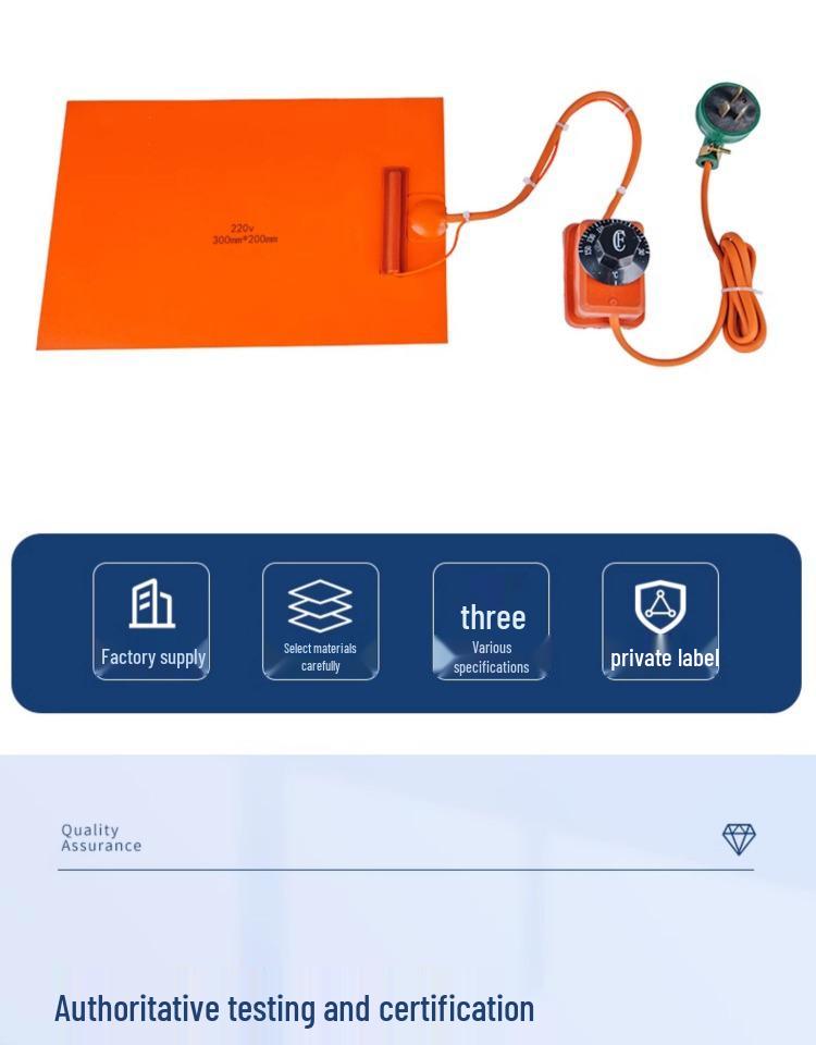 Adjustable Temperature Silicone Heating Pad for Screen Removal