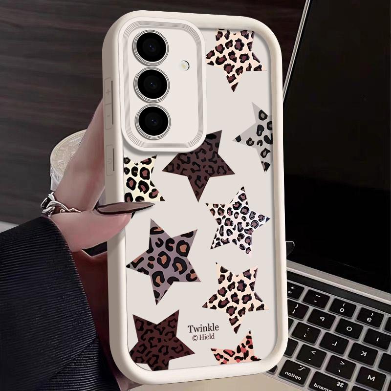 Phone Case For Samsung Galaxy A36 A56 A55 A54 A53 5G Note 20 S22 S25 S24 S23 S21 Ultra Plus FE Unique Celestial Silicone Funda
