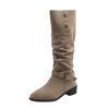 Fashion 2025 Fashionable High-quality and Versatile Boots Women's Autumn Winter Style Fashionable Boots Rubber Outsole