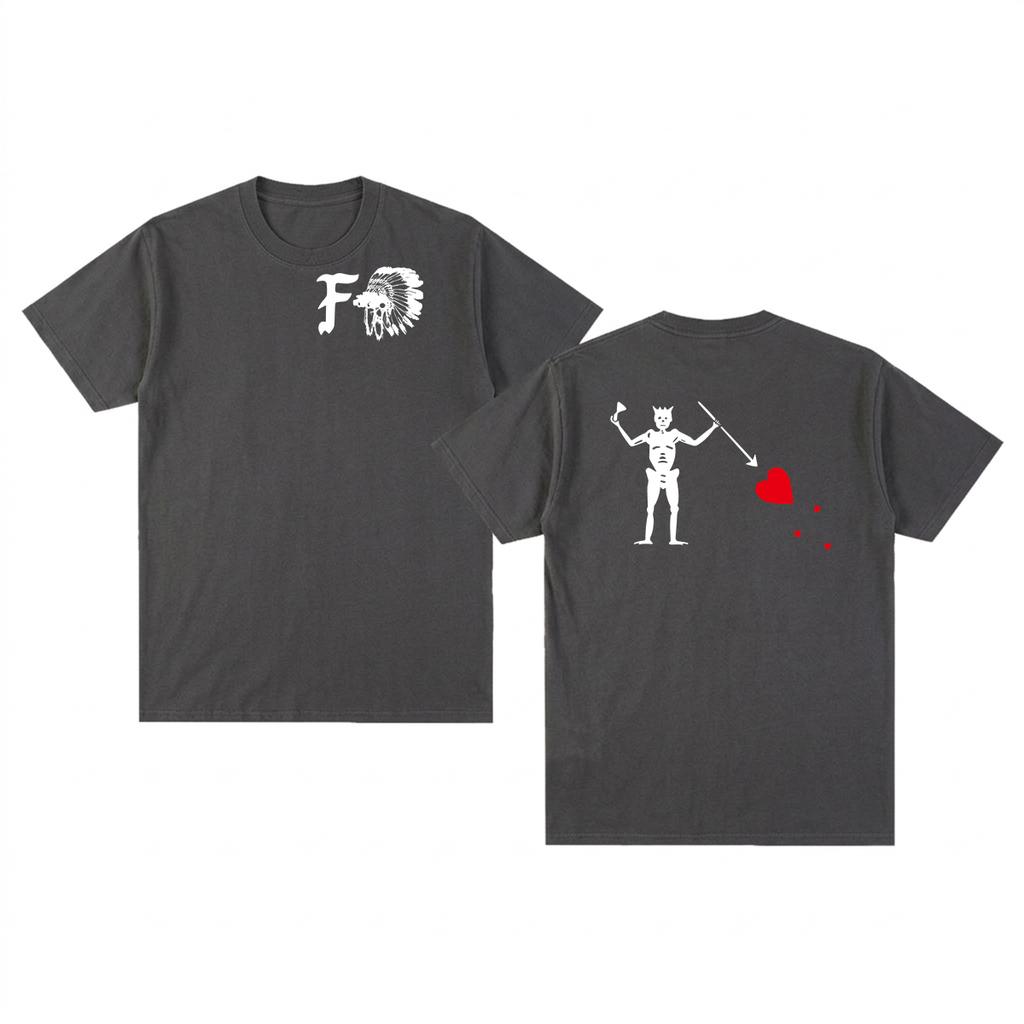 Forward Observations Group Vintage Tshirt FOG Gothic Rock PUNK Skeleton Cotton Unisex T shirt New TEE TSHIRT Womens tops