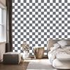 Checkerboard Wallpaper Gray, White and Light Gray 50x1000