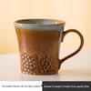 Retro Ceramic Mug: Japanese Kiln-Fired Coffee & Tea Cup