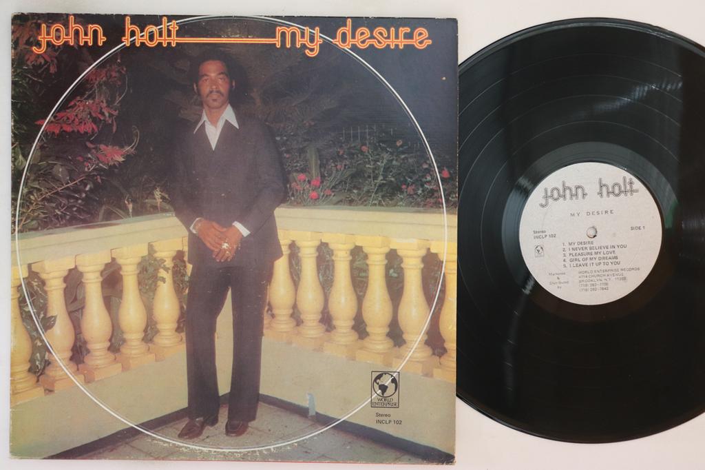 LP Record JOHN HOLT - My Desire INCLP102 WORLD RECORDS US Reggae, Ska & Dub Used