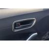 Silver Inner Door Handle Cover Trim 4pc For Toyota Corolla Cross - Steel