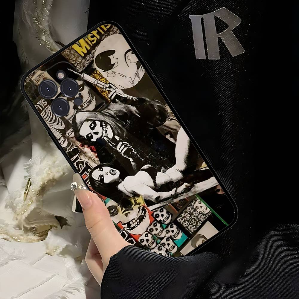 The M-Misfits G-Glenn Danzig Phone Case For IPhone 16 Pro Max 15 17 Plus 14 13 12 Mini 11 Black Cover
