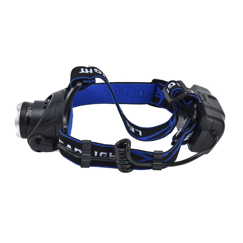 4 In 1 RGBW Focus Headlamp Telescopic Zoom USB Rechargeable Super Bright Headlight for Fishing