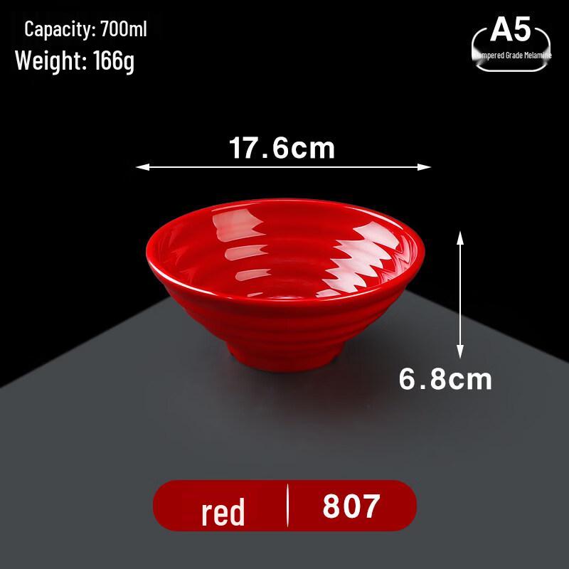 A5 Melamine 7-inch Soup/Ramen Bowl