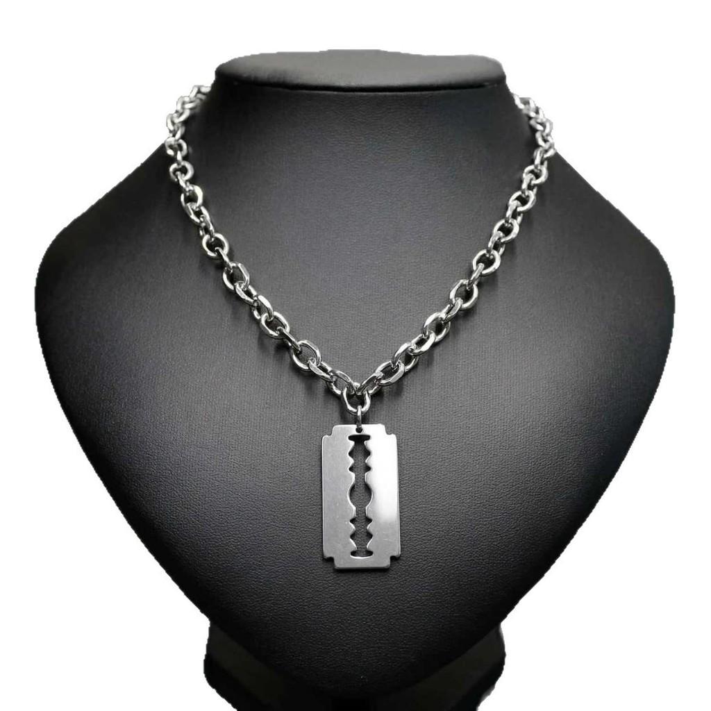 Gothic Jewelry Chain With Blade Motif For Women Fashion Accessories