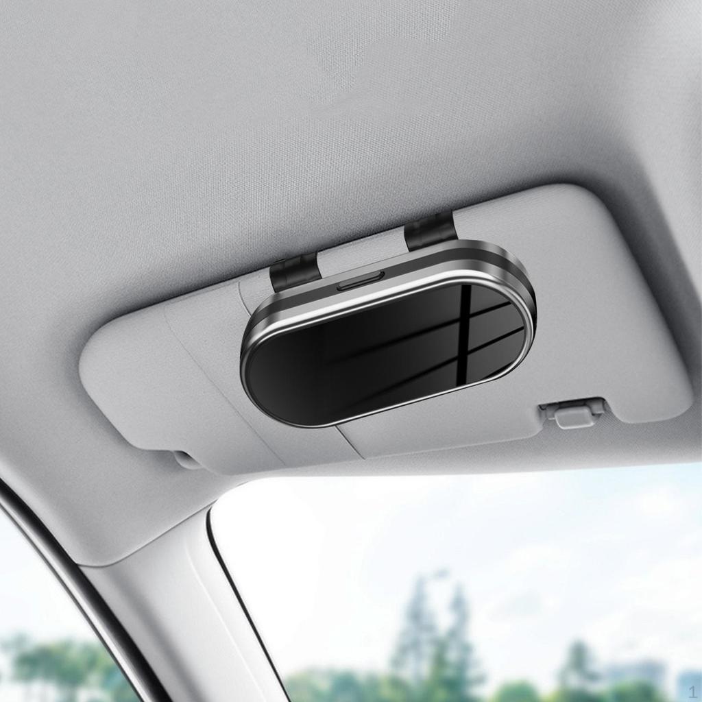 Car Visor Sunglasses Holder Auto Glasses Case Box Clip