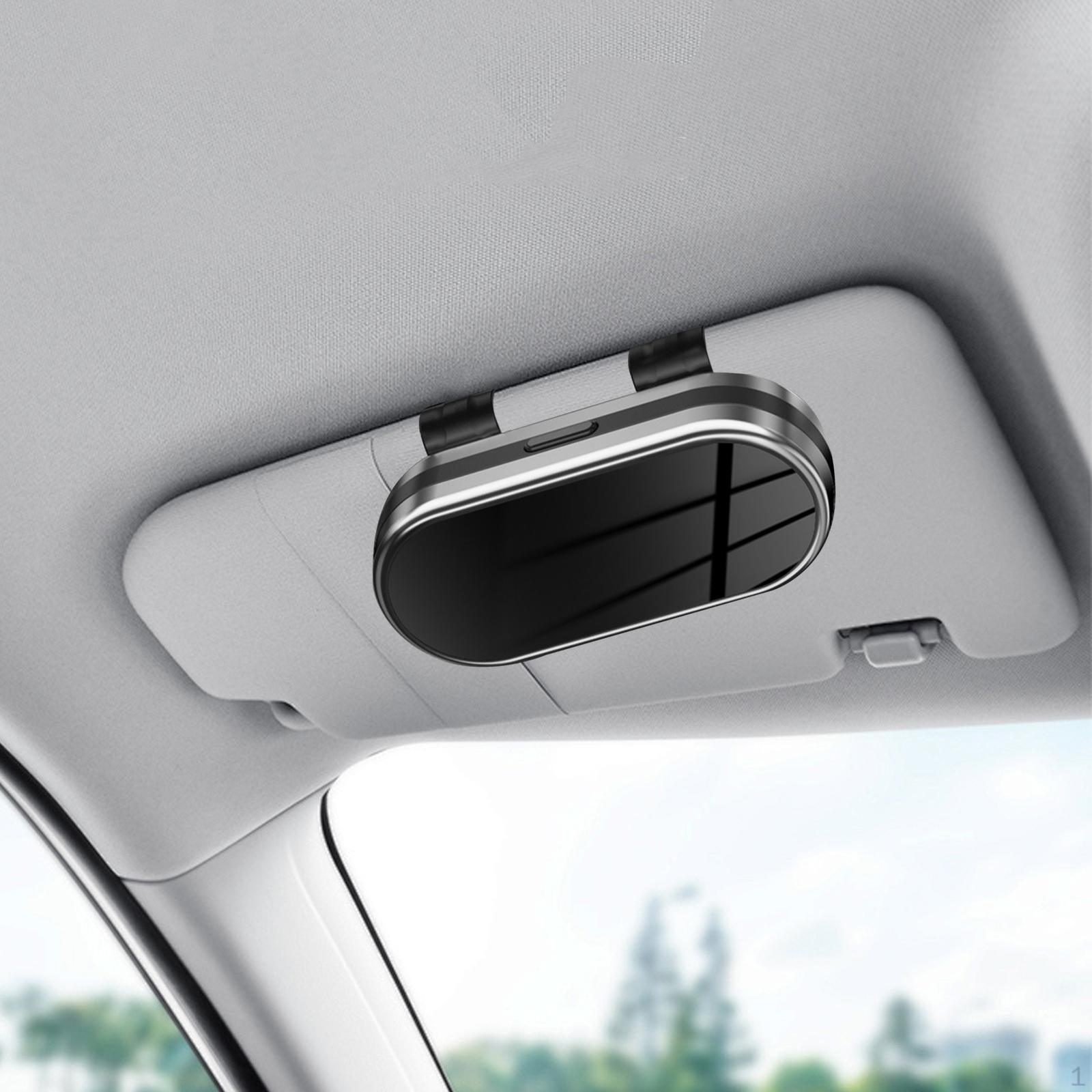 

Автомобильный козырек держатель для солнцезащитных очков автомобильный футляр для очков коробка зажим Silver Black