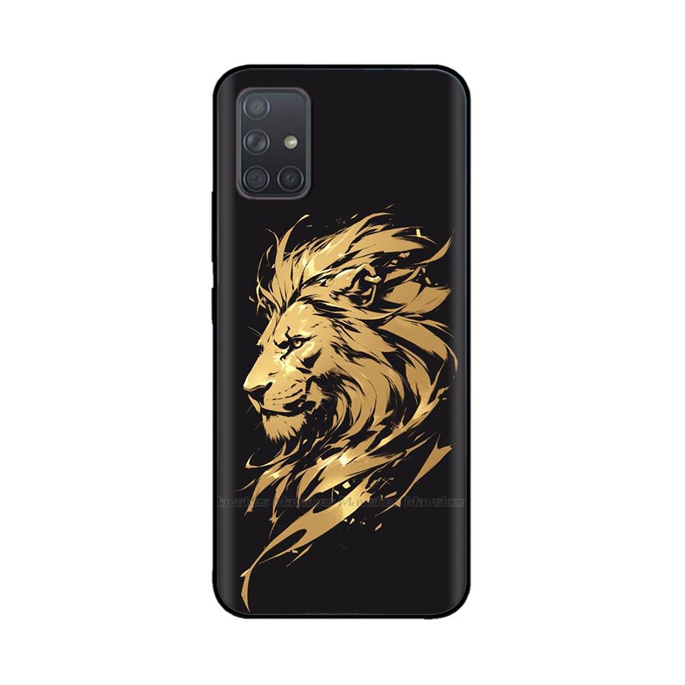 Shockproof Cover For Samsung Galaxy A51 Case Animal Painted Soft Silicon Cover For Samsung A51 Case A 51 4G 5G Bumper Shell Para