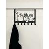 Metal Cat Selfie Wall Art, Iron Animal Portrait Hook Decor, Cute Pet Gift