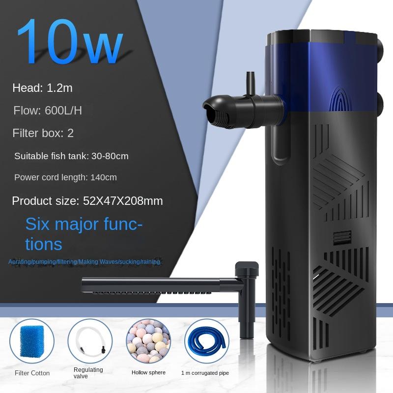 Fish Tank Filter Silent Circulation Fecal Suction Oxygenation and Wave Making