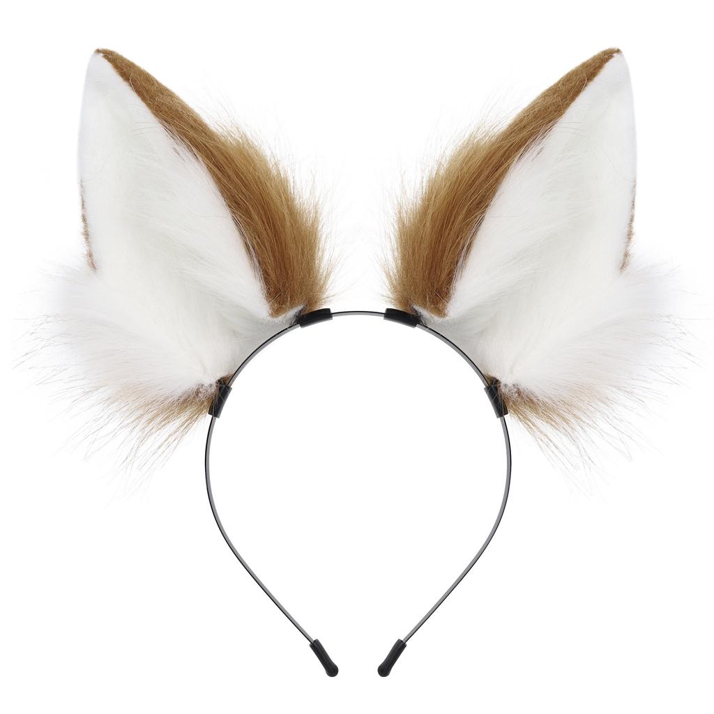 Plush Accessories Cat Ear Headgear Cosplay Hair Accessories Handmade Simulation Animal Ear Headband
