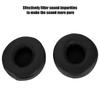 1 Pair Ear Cushion Headphone Pads for SOLO2.0 3.0 Wireless Bluetooth Headset (Black)