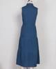 Women's European & American Sleeveless Denim Dress - Spring/Summer Fashion, Slimming, Single-Breasted