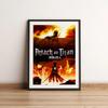 Attack on Titan Plakát Dekorativní obrazy Nástěnná malba Japonské klasické anime Ložnice Obývací pohovka Nástěnná umělecká domácí dekorace