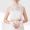 Reusable Fashion Collar Insert Delicate Lace Trim Polyester Layered Neckline Accessory For Various Clothing Styles