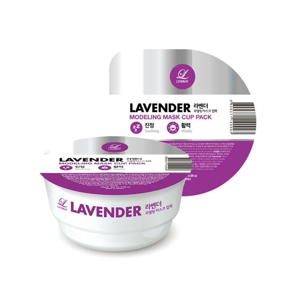 

Lindsay Lavender Disposable Peel-Off Mask Cup Modeling Pack 28g