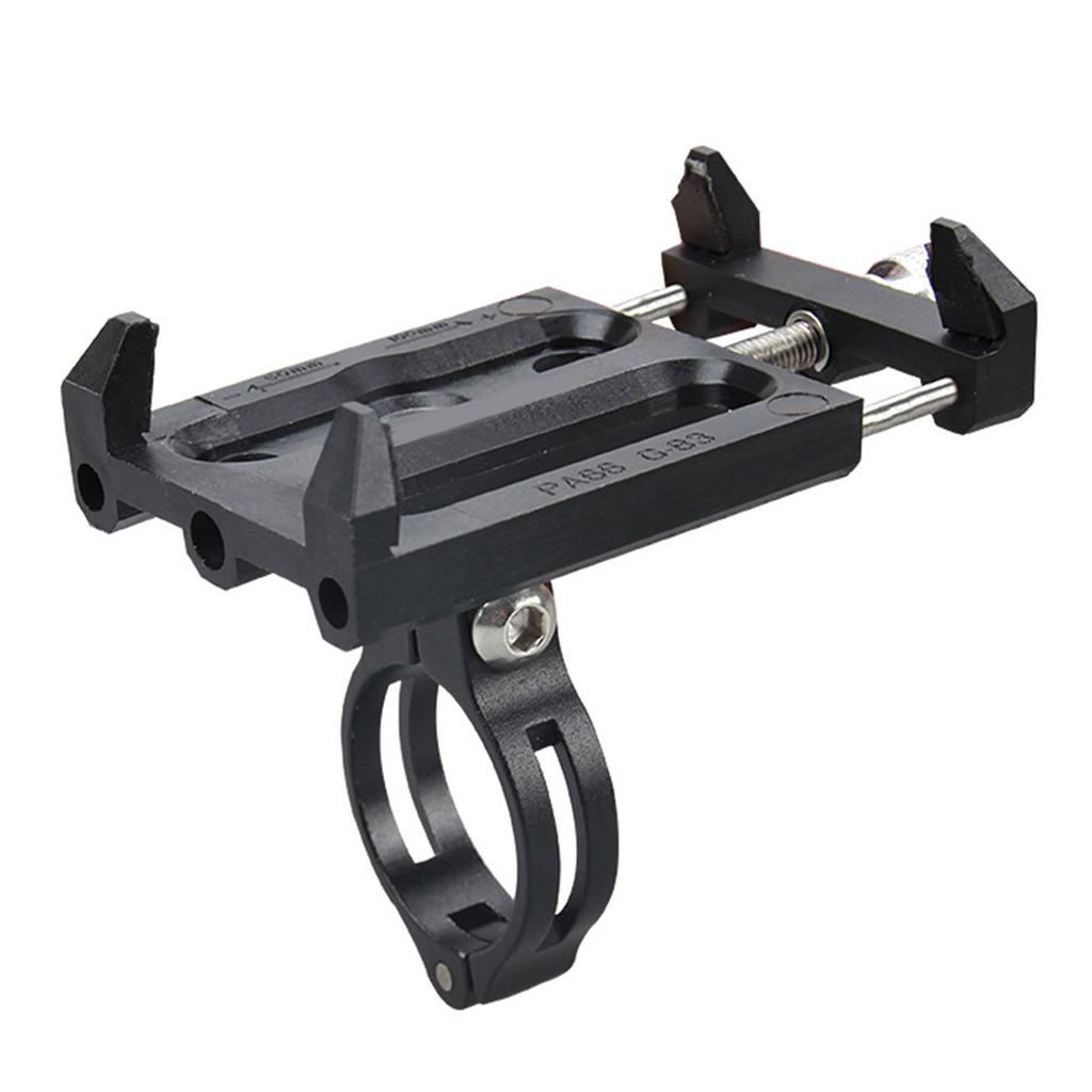 Cycling Phone Mount Universal Navigation Holder Aluminum Alloy Handlebar Clamp Smartphone Stand with Non Slip Pad
