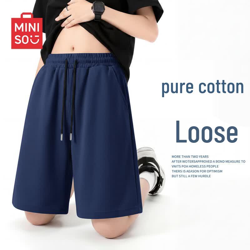 MINISO Men s Pure Cotton Casual Shorts 2XL