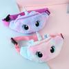 Children's Cartoon Plush Shoulder Bag Unicorn Printed Waist Bags Girl's Cute Chest Bag Crossbody Bags Kids Chest Bags Coin Purse