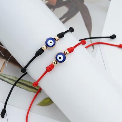 6ks Evil Eye Bracelet 7 Knot Lucky Protection Women Men Rodinné doplňky