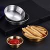 3pcs Stainless Steel Barbecue Sauce Cup Thickening Seasoning Dish Korean Sauce Dish  Kitchen