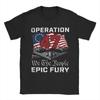 T-shirt Opération Fureur Épique pour Unisexe Coton Pur Nouveauté T-shirts Col Rond T-shirts Manches Courtes Vêtements Uniques