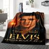Elvis Presley Personalisierte Textdecke Leichte Anpassbare Decke Langlebiger Komfort Überwurf Für Bett Wohnzimmer Heimdekoration Büro