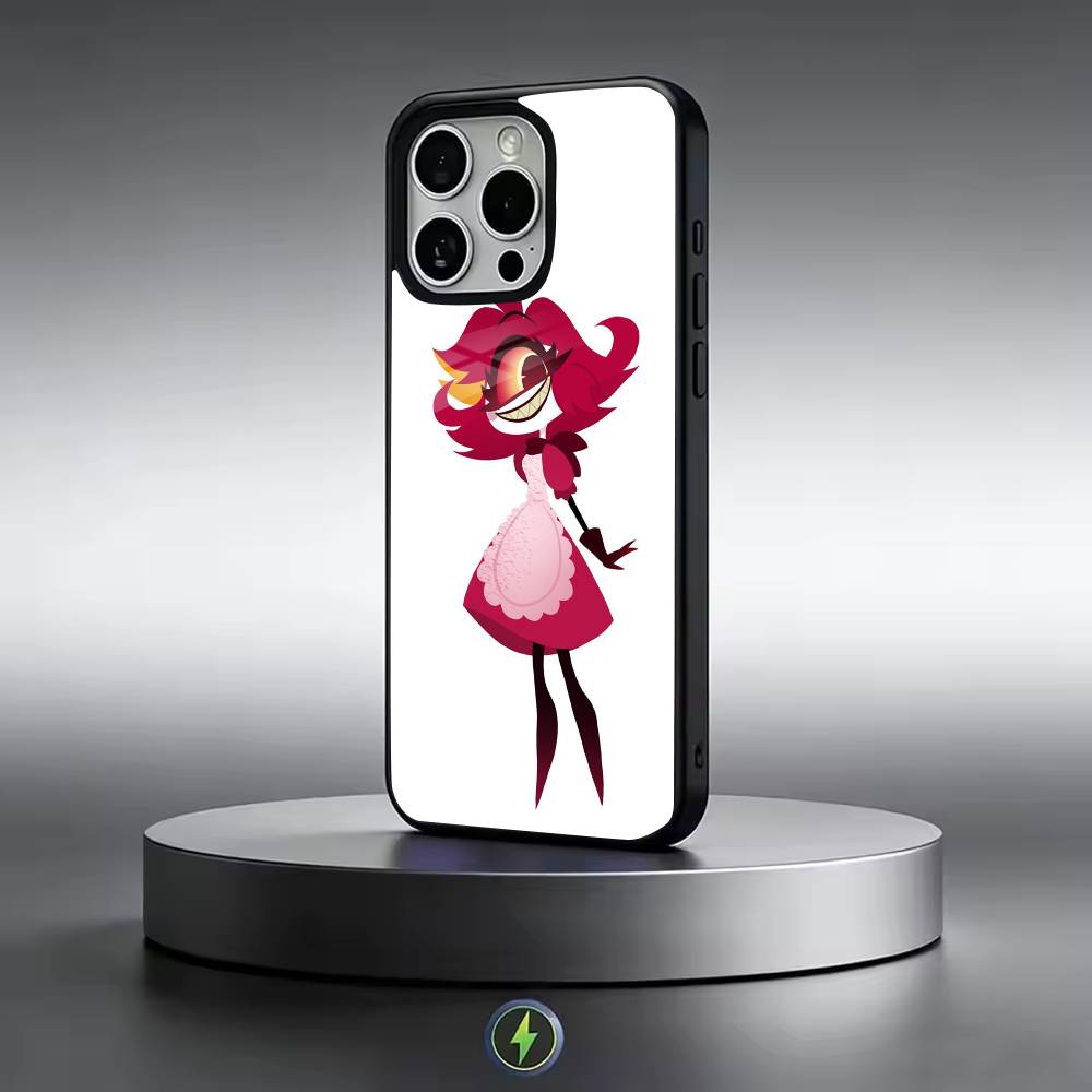 N-Niffty H-Hazbin H-Hotel Phone Case For iPhone17,16,15,14,13,12,11 Plus,Pro Magnetic with Magsafe Wireless Charging