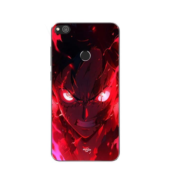 Etui - MANIACASE - Huawei P8 Lite 2017 - One Piece Luffy Gear Art - Miękkie - Czerwone