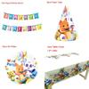 Complete Word Party Themed Party Supplies For Fun Kids Birthday Celebrations Including Plates Cups And Cake Toppers