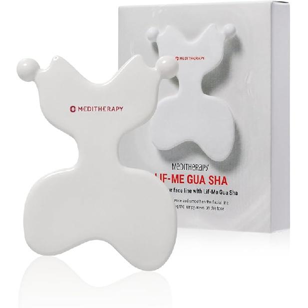 MEDITHERAPY LIF-me Guasha,Ceramic Gua Sha,Face Massage Tool, Facial Guasha, Guasha Board, Face Lift, Muscle Relief