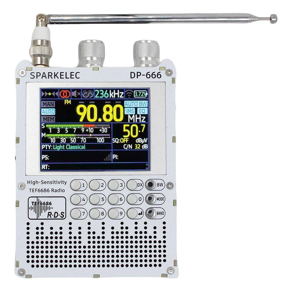FM/LW/MW/SW Full Band Radio Battery Operated Radio DSP Full Band Portable Radio DP-666 TEF6686 Digital Radio Signal Generators
