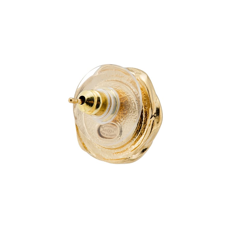 Chanel Metal Stud Earrings Women's Gold AB8734-B08640-NJ235