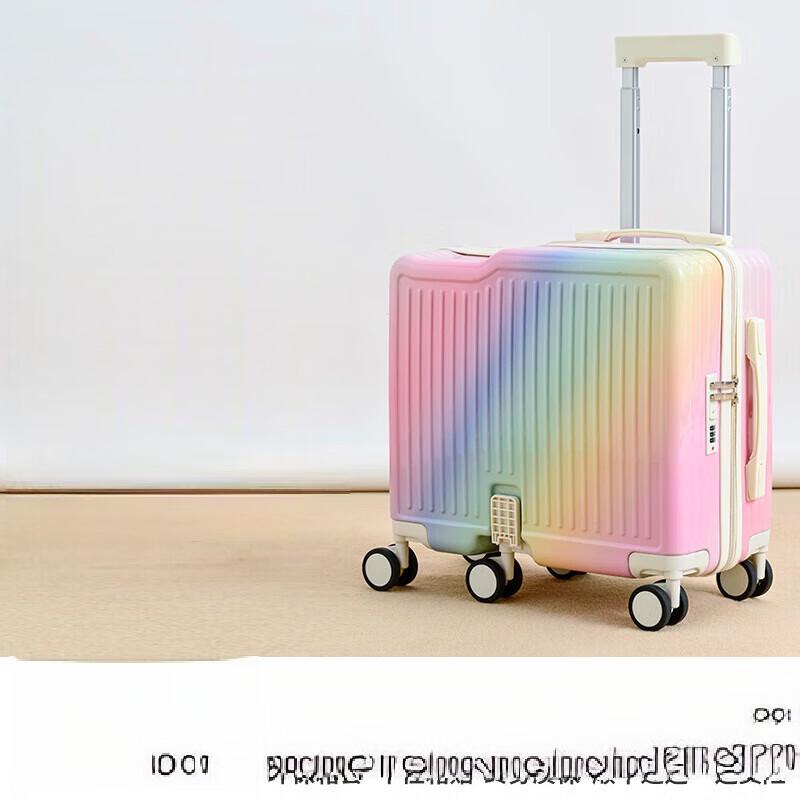 OEING Rideable 6-Wheel Carry-On Suitcase 20-inch