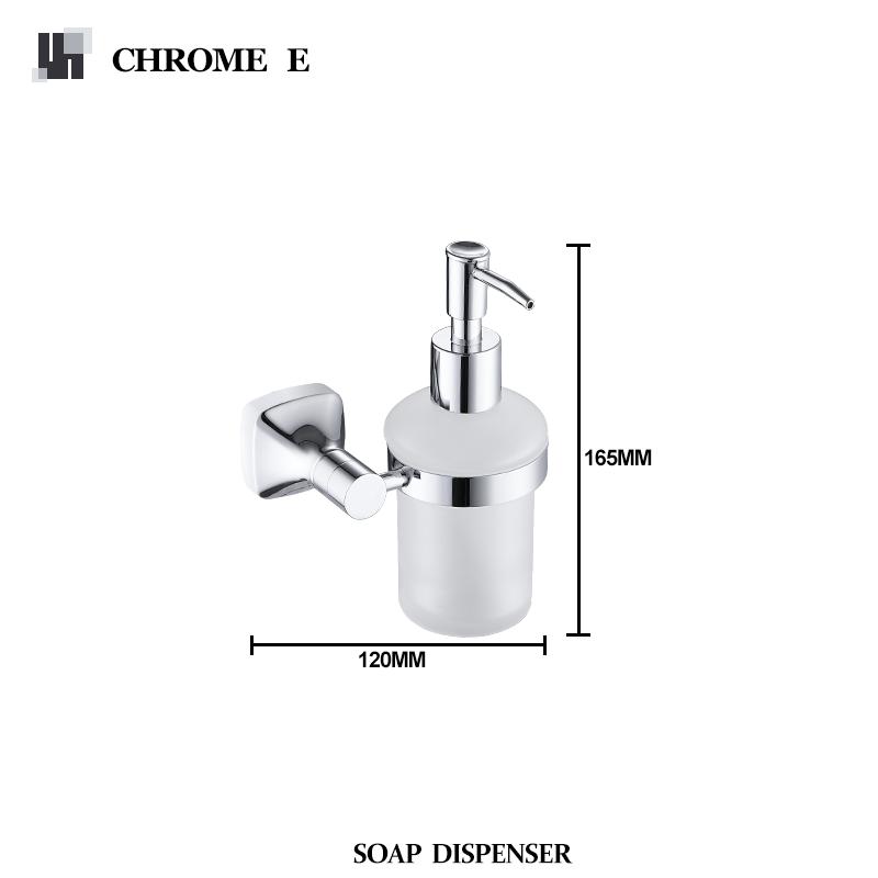 Dozator de săpun montat pe perete, dozatoare de săpun din oțel inoxidabil, detergent de bucătărie, pompă, sticlă, săpun, dozator de perete pentru baie